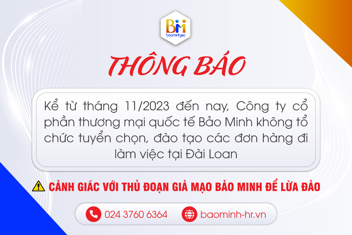Bảo Minh thông báo